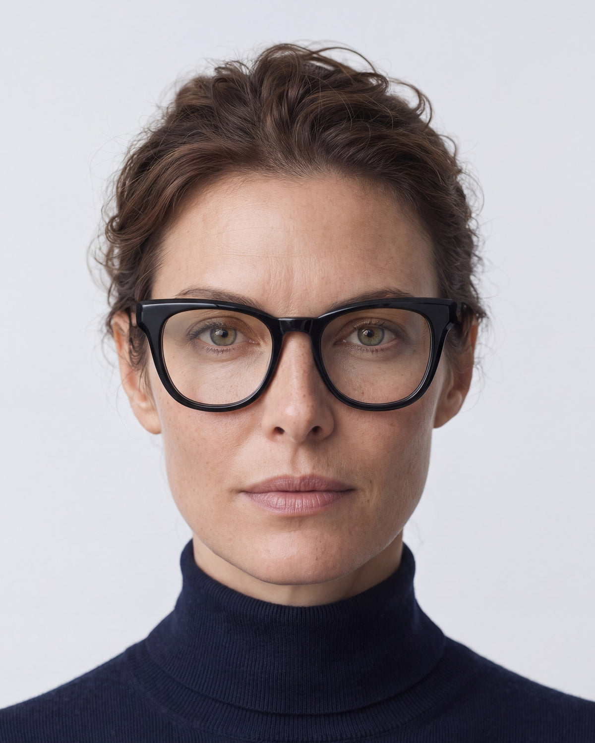 Zoey in black, worn, Dawn lenses