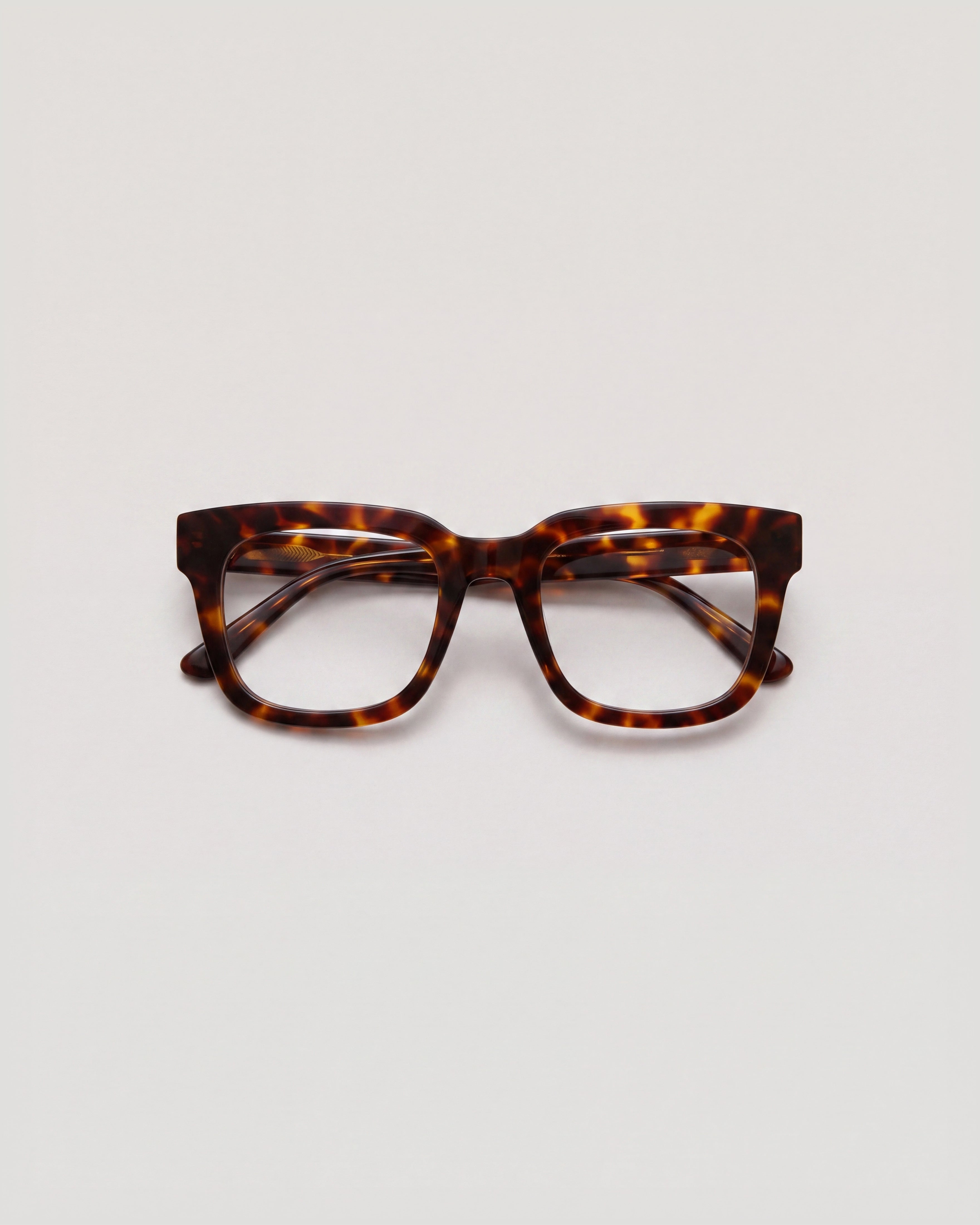 GLAS Dahlia Turtle Brown Blue Light – front view